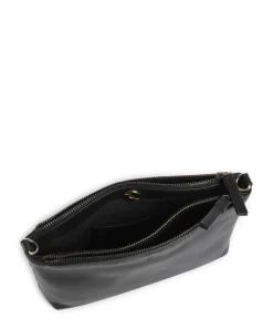 Mikala Umhängetasche genarbtes Rindsleder schwarz