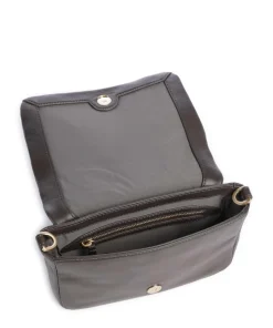 Mila Icon Silky Umhängetasche Lammleder dunkelbraun