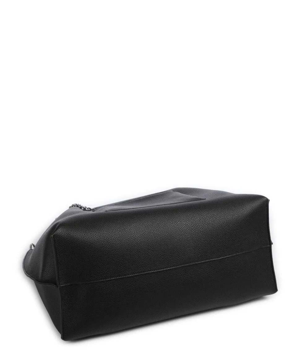 Mila L Shopper Lederimitat schwarz