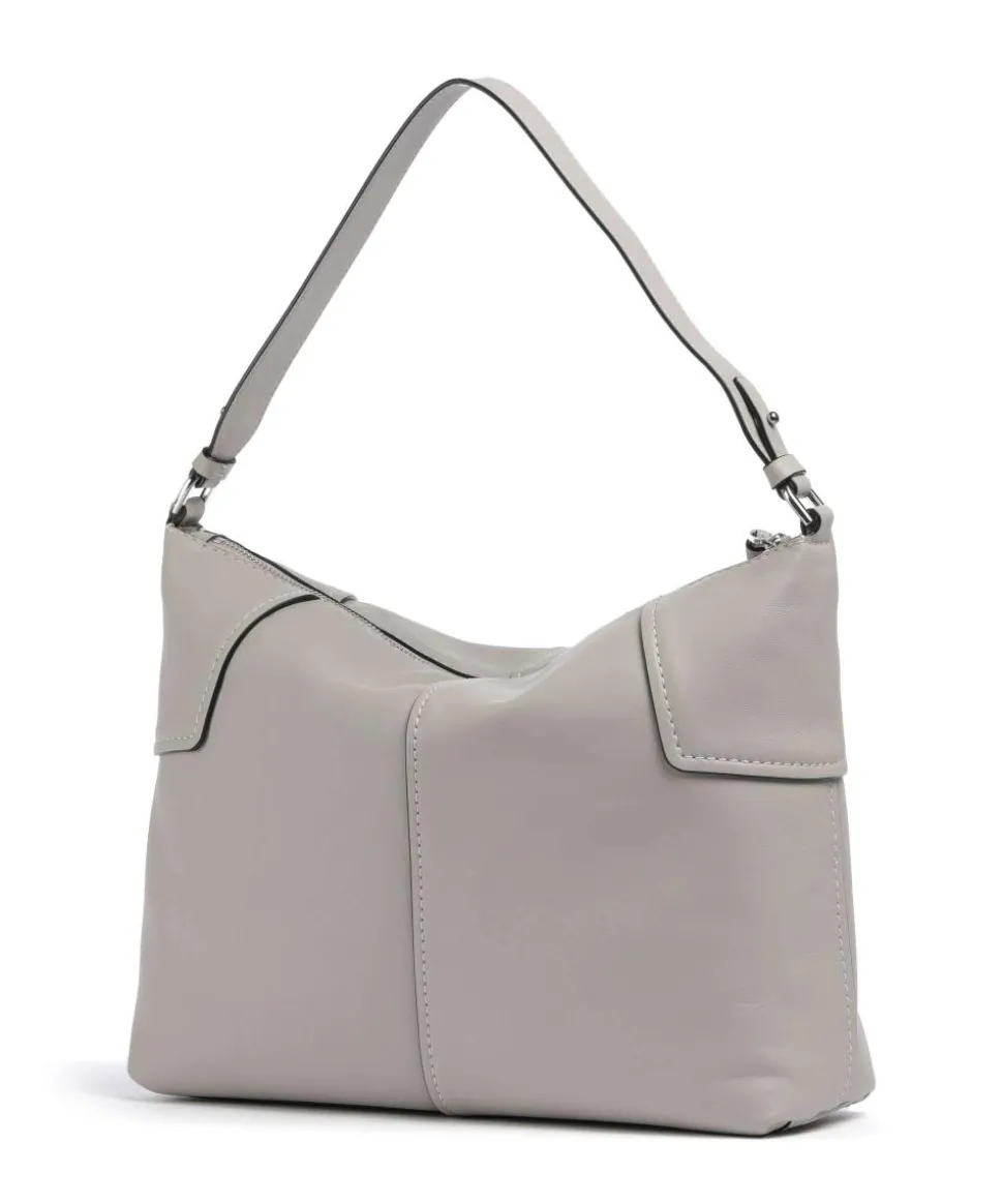 Mila Tokyo Sheep M Beuteltasche Schafsleder grau