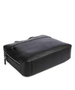 Milano Aktentasche 15″ genarbtes Rindsleder schwarz