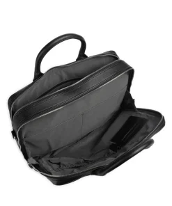 Milano Aktentasche 15″ genarbtes Rindsleder schwarz