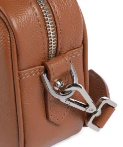 Milano AMA Umhängetasche genarbtes Rindsleder braun