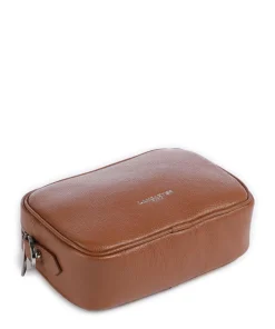 Milano AMA Umhängetasche genarbtes Rindsleder braun