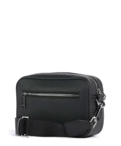 Milano AMA Umhängetasche genarbtes Rindsleder schwarz