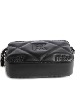 Milano Crosstown Umhängetasche fein genarbtes Rindsleder schwarz