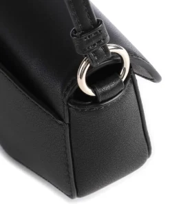 Milano Downtown Umhängetasche fein genarbtes Rindsleder schwarz
