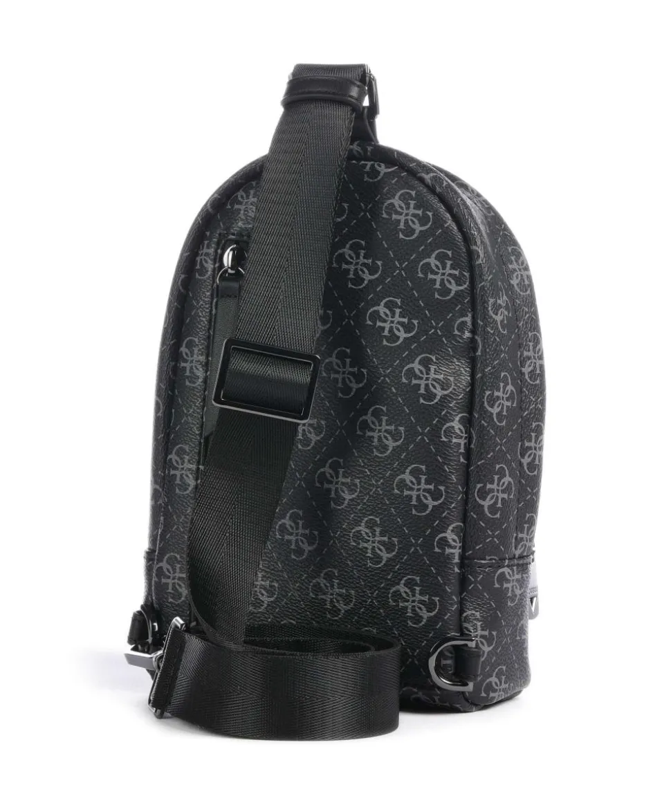 Milano Eco Slingbag Lederimitat schwarz