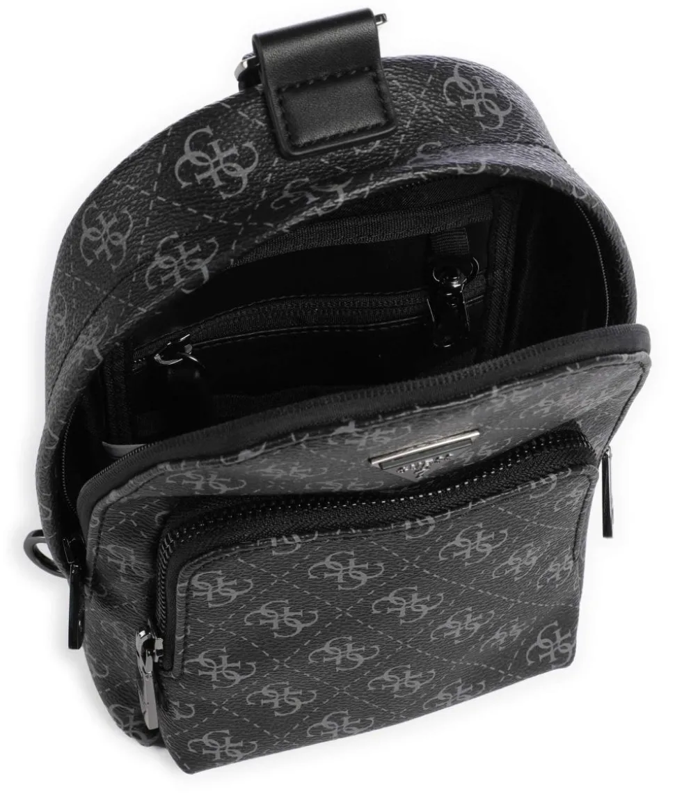 Milano Eco Slingbag Lederimitat schwarz