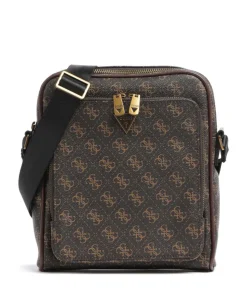 Milano Eco Umhängetasche Lederimitat dunkelbraun