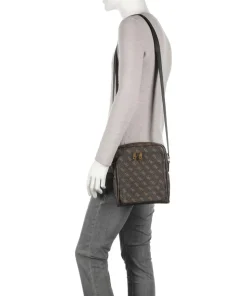 Milano Eco Umhängetasche Lederimitat dunkelbraun