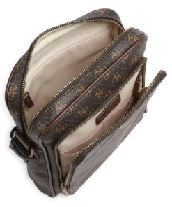 Milano Eco Umhängetasche Lederimitat dunkelbraun