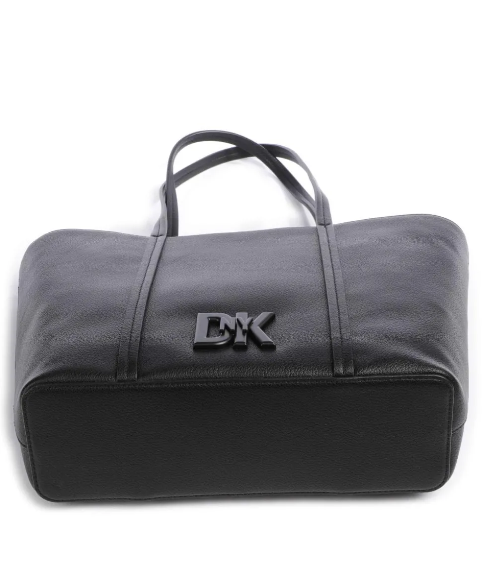 Milano Seventh Avenue Shopper genarbtes Rindsleder schwarz