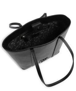 Milano Seventh Avenue Shopper genarbtes Rindsleder schwarz