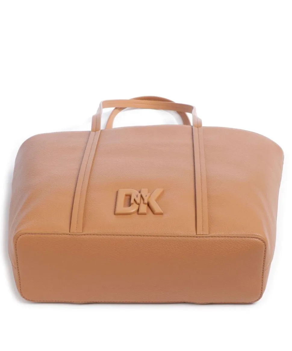 Milano Seventh Avenue Shopper genarbtes Rindsleder hellbraun