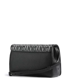 Milano Seventh Avenue Umhängetasche Lederimitat, genarbtes Rindsleder schwarz