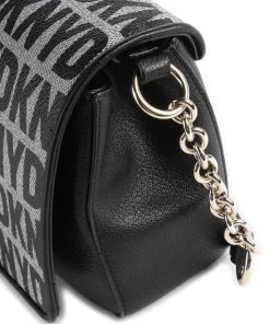 Milano Seventh Avenue Umhängetasche Lederimitat, genarbtes Rindsleder schwarz