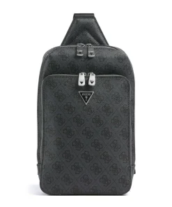 Milano Slingbag Lederimitat schwarz