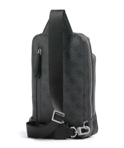 Milano Slingbag Lederimitat schwarz