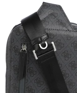 Milano Slingbag Lederimitat schwarz