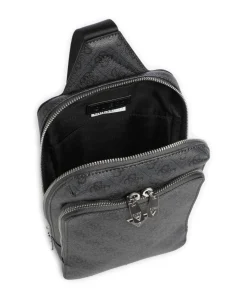 Milano Slingbag Lederimitat schwarz