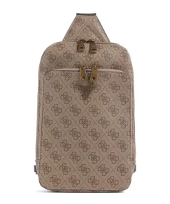 Milano Slingbag Lederimitat hellbraun