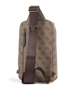 Milano Slingbag Lederimitat hellbraun