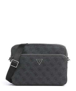 Milano Umhängetasche Lederimitat schwarz