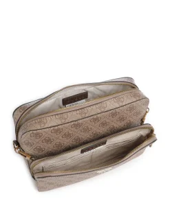 Milano Umhängetasche Lederimitat beige