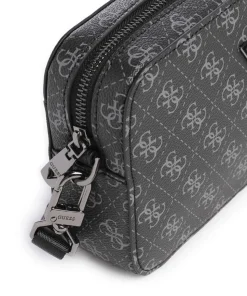 Milano Umhängetasche Lederimitat schwarz