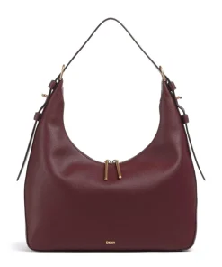 Mindy Beuteltasche genarbtes Rindsleder wein