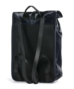 Mini Rolltop Rucksack Polyurethane, Polyester navy