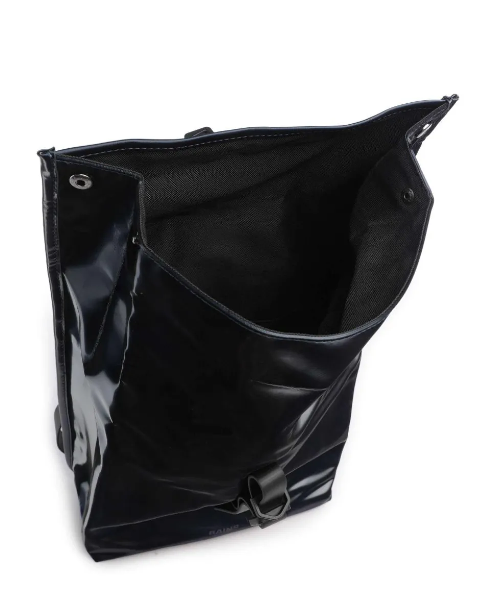 Mini Rolltop Rucksack Polyurethane, Polyester navy