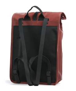 Mini Rolltop Rucksack Polyurethane, Polyester rot