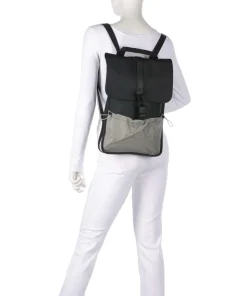 Mini Rucksack 13″ Polyurethane, Polyester schwarz