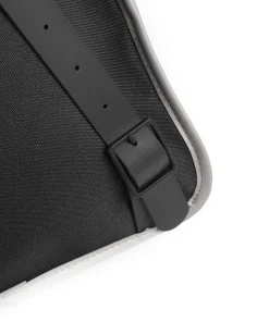 Mini Rucksack Polyester, Polyurethane hellgrau