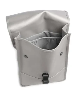 Mini Rucksack Polyester, Polyurethane hellgrau