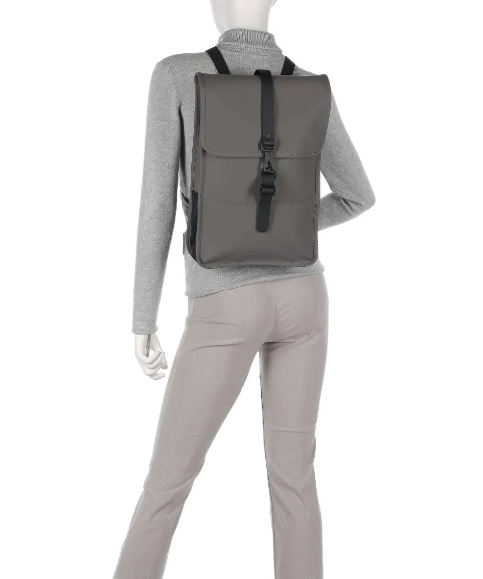 Mini Rucksack Polyester, Polyurethane grau