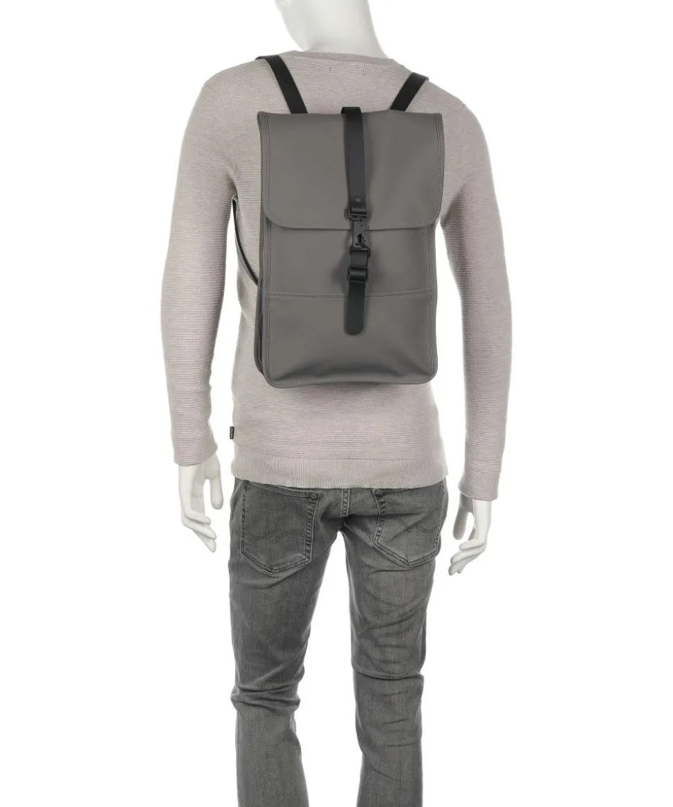 Mini Rucksack Polyester, Polyurethane grau