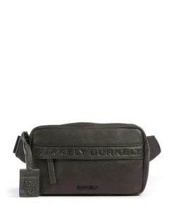 Minimal Mason Umhängetasche genarbtes Leder olivgrün