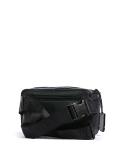 Minimal Mason Umhängetasche genarbtes Leder schwarz