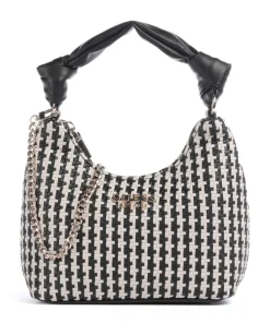 Mirema Handtasche Lederimitat schwarz/weiß