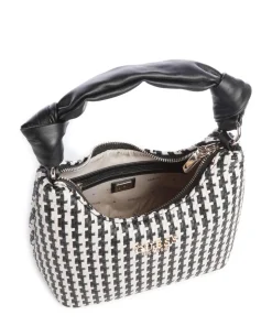 Mirema Handtasche Lederimitat schwarz/weiß