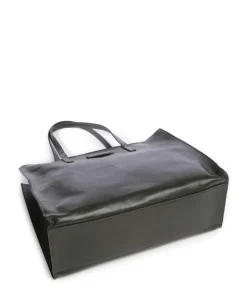 Mirra Shopper fein genarbtes Rindsleder dunkelgrün