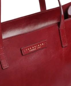 Mirra Shopper fein genarbtes Rindsleder dunkelrot