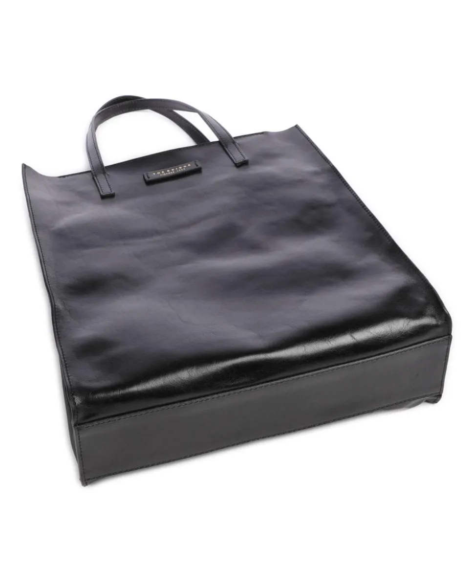 Mirra Shopper fein genarbtes Rindsleder schwarz