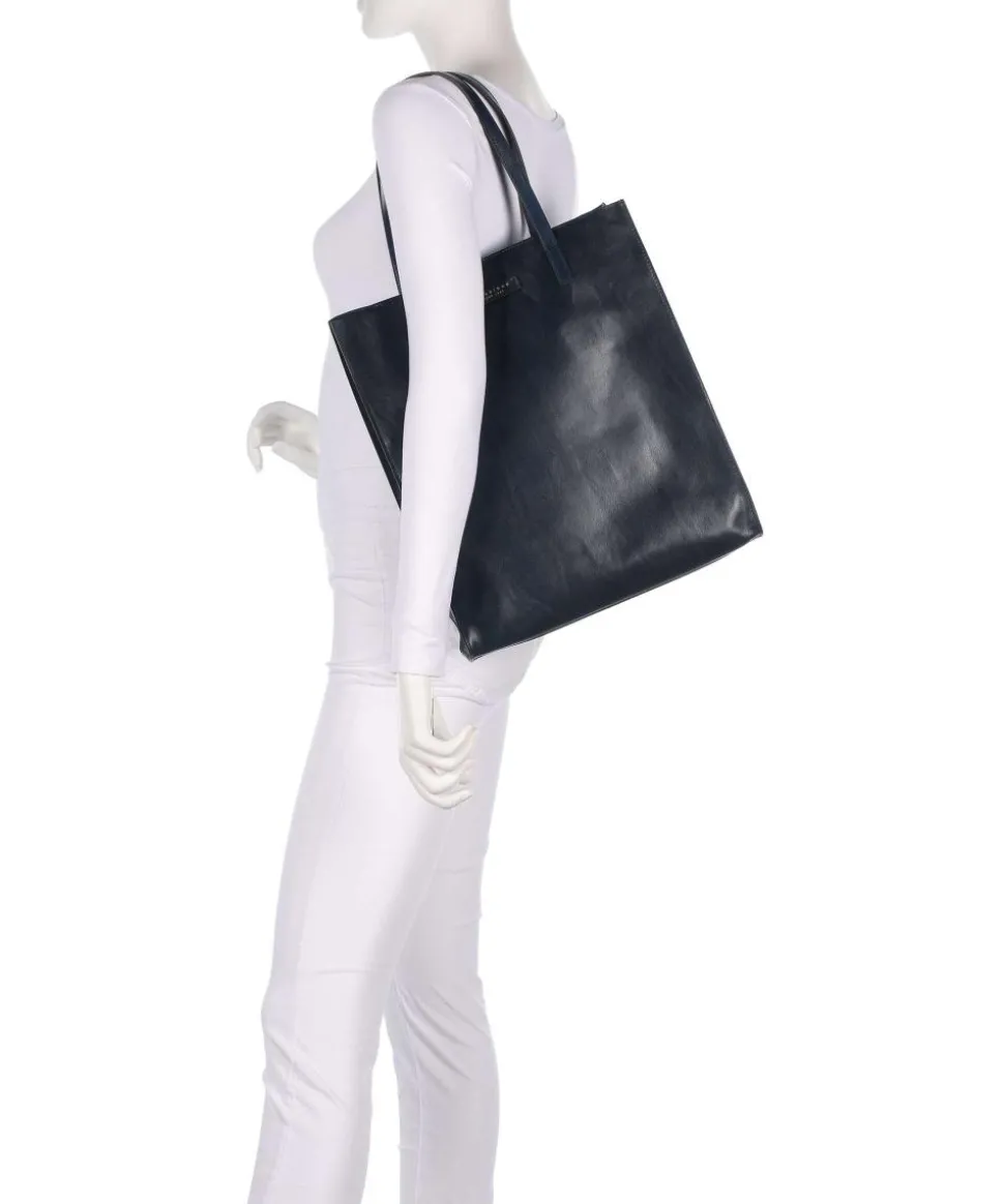 Mirra Shopper Rindsleder dunkelblau