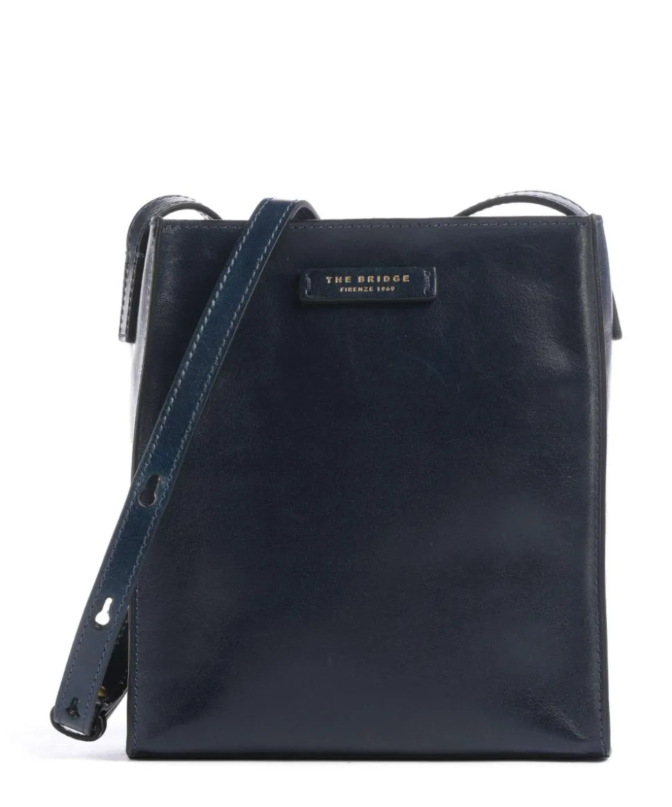 Mirra Umhängetasche fein genarbtes Rindsleder dunkelblau