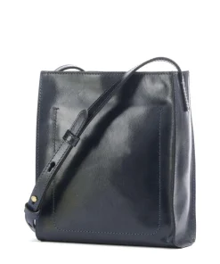 Mirra Umhängetasche fein genarbtes Rindsleder dunkelblau