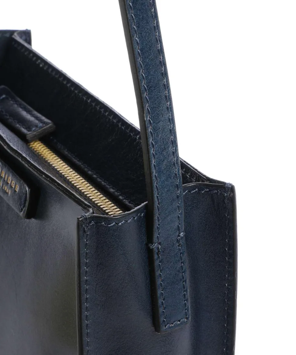 Mirra Umhängetasche fein genarbtes Rindsleder dunkelblau